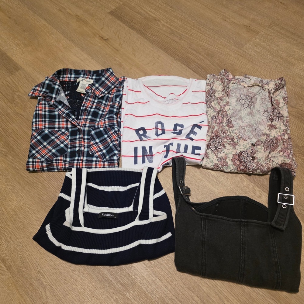 Womens Top Bundle Wild Fable Corset Mystree Floral Grayson Threads Plaid Size‎ S